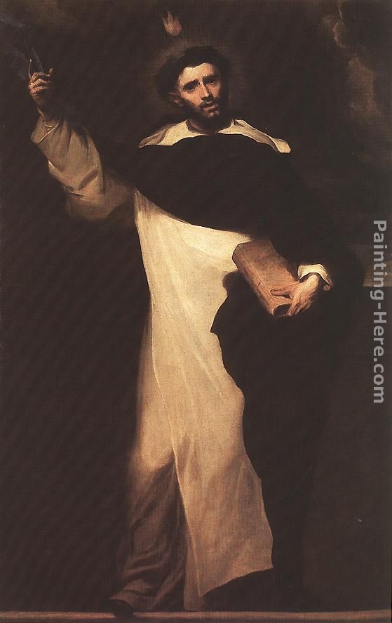 St Dominic painting - Claudio Coello St Dominic art painting